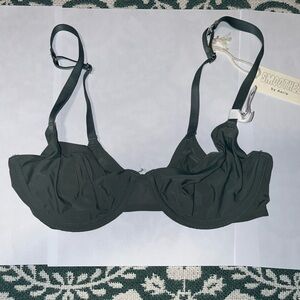 Aerie Dark Green Bikini Top